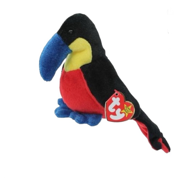 Ty Other - Ty Beanie Babies - kiwi the Toucan - 6"